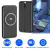 10000mAh 22.5W Magnetic Wireless Power Bank PD Fast Charging Portable Charger with Built-in Type-C Cables 15W Wireless Charging