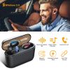 Wireless TWS 5.0 Earbuds Headphone in-Ear Earphone Headset with Charging Case Waterproof Low Latency Game Mode