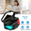 5.1 TWS Wireless Earbuds Touch Control Headphone in-Ear Earphone Headset with Charging Case IPX7 Waterproof Power Bank