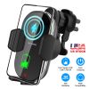 Car Wireless Phone Charger Car Air Vent Phone Mount Holder Bracket Fast Charge 15W 10W 7.5W Automatic Clamping Fit for iPhone 13 13Pro Max 12 Pro Max