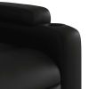 Stand up Recliner Chair Black Faux Leather