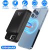 2 In 1 Magnetic Wireless Power Bank 10000mAh PD20W Fast Charger MagSafe Wireless Power Bank Fit for IOS Phones IOS Phone 14 Series And More