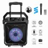 Portable Wireless Party Speaker with Disco Lighting