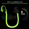 Wireless Sports Headsets Wireless V4.1 Neckband Earphones HD Stereo Sweat-proof Headphones Earbuds w/ LED Light Mic 8Hrs Work Running