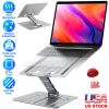 Laptop Stand Riser Stepless Angle Adjustable Ergonomic Notebook Holder Heat Dissipation Notebook Elevator for Laptop Tablet Drawing Board up to 15.6in