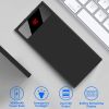20000mAh Power Bank Ultra-thin External Battery Pack Phone Charger Dual USB Ports Flashlight Battery Remain Display