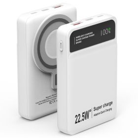 10000mAh Magsafe 3 In 1 Portable Charger PD22.5W Magnetic Fast Charger Fast Charging Power Bank Fit For IOS Phone 15/14 Samsung Galaxy S24 And More (Option: 10000MA_White)