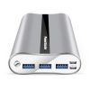 Portable Charger PowerMaster 20000mAh Power Bank Total 5.8A Output 3-USB Ports External
Battery Pack Portable Phone Charger for IOS Phone11/Pro/Max/8