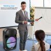iRola Wireless Speaker 10W Powerful Subwoofer Wooden Loudspeaker FM AUX MMC for iPhone X Samsung S9 Tablet PC
