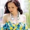 Portable Neck Fan Hands-free Cooling Neck Fan with 3 Speeds 360ºAir Flow Adjustable Neck Width for Home Office Travel Dormitory
