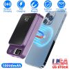 2 In 1 Magnetic Wireless Power Bank 10000mAh PD20W Fast Charger MagSafe Wireless Power Bank Fit for IOS Phones IOS Phone 14 Series And More