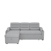 MH83.5" Convertible Sleeper Combo Sofa, Convertible Sofa Bed Polyester Pullout Bed with Storage Recliner and Cup Holder for Living Room, Tight Spaces