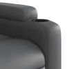 Stand up Massage Recliner Chair Gray Faux Leather