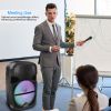 iRola Wireless Speaker 10W Powerful Subwoofer Wooden Loudspeaker FM AUX MMC for iPhone X Samsung S9 Tablet PC