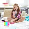 Mini Karaoke Machine With 2 Wireless Microphones Portable Karaoke Set for Kids Adults with RGB Lights Magic Sounds Echo Effect Gift for Boys Girls